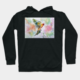 Flying parrot Hoodie